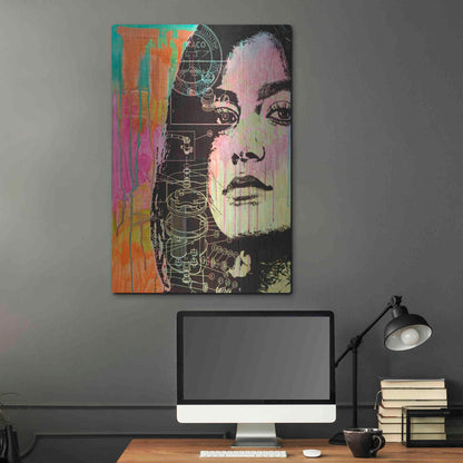 Luxe Metal Art 'The Look' by Dean Russo, Metal Wall Art,24x36