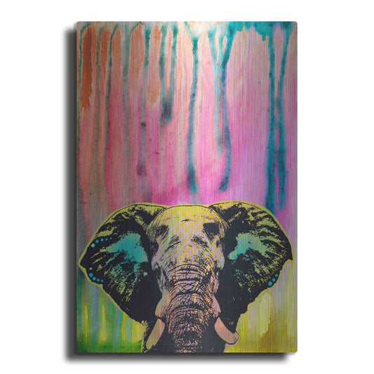 Luxe Metal Art 'Elephant 3' by Dean Russo, Metal Wall Art