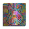 Luxe Metal Art 'Vintage 12 String' by Dean Russo, Metal Wall Art