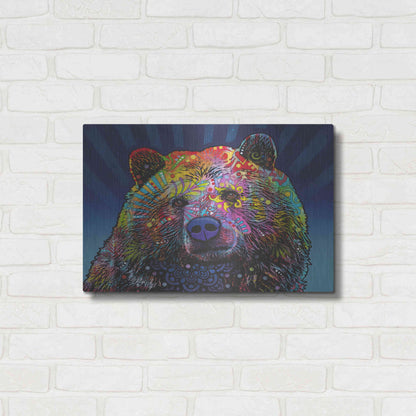 Luxe Metal Art 'Grizz' by Dean Russo, Metal Wall Art,24x16