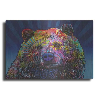 Luxe Metal Art 'Grizz' by Dean Russo, Metal Wall Art