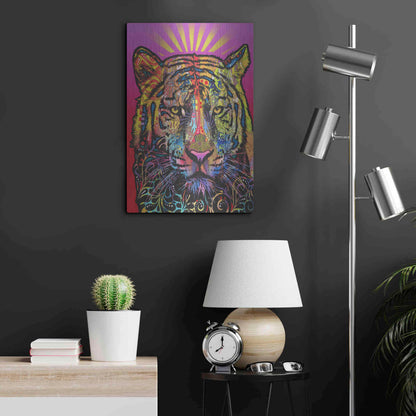 Luxe Metal Art 'Regal (Tiger)' by Dean Russo, Metal Wall Art,16x24