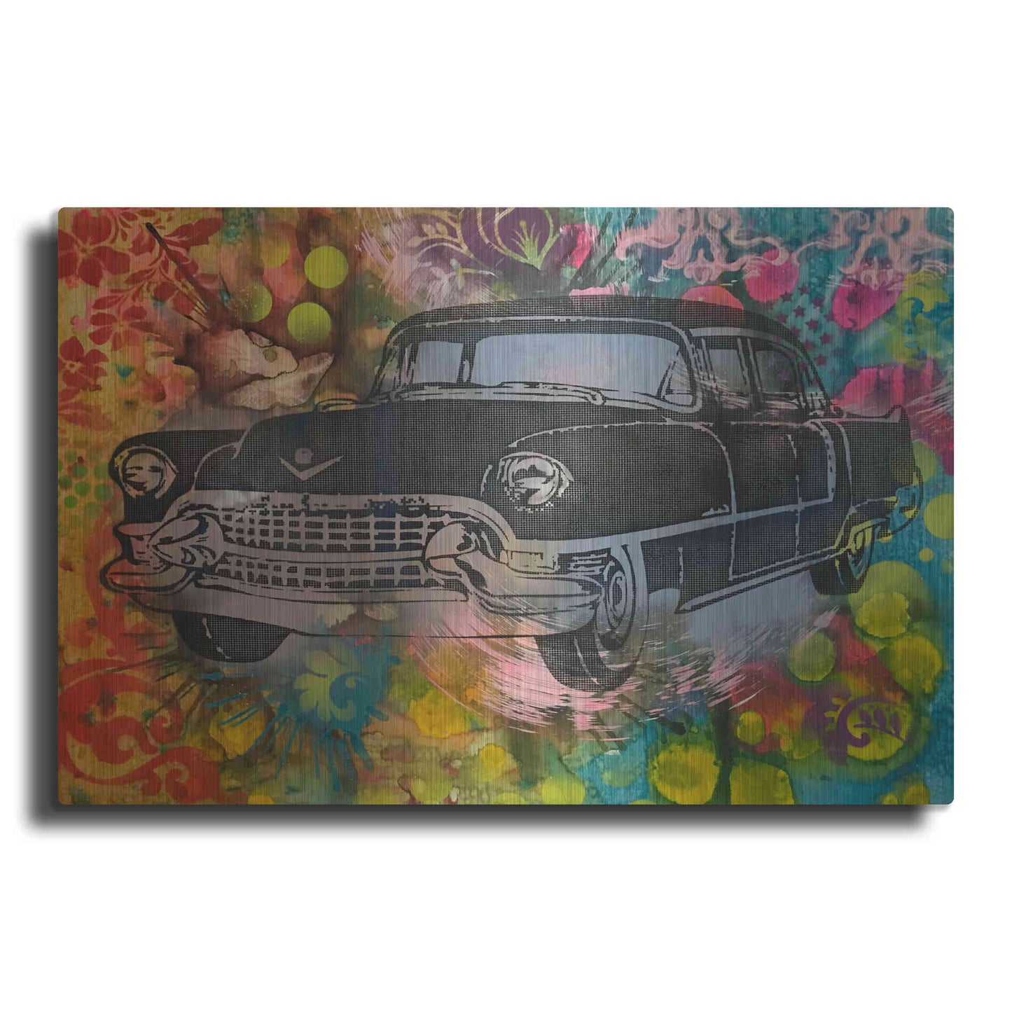 Luxe Metal Art '55 Cadillac' by Dean Russo, Metal Wall Art