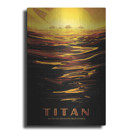 Luxe Metal Art 'Visions of the Future: Titan,' Metal Wall Art