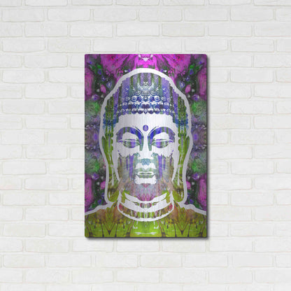 Luxe Metal Art 'Buddha' by Dean Russo, Metal Wall Art,24x36