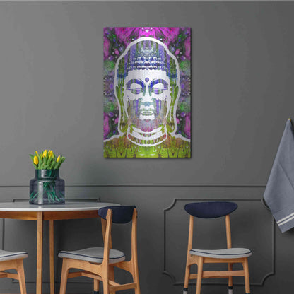 Luxe Metal Art 'Buddha' by Dean Russo, Metal Wall Art,24x36