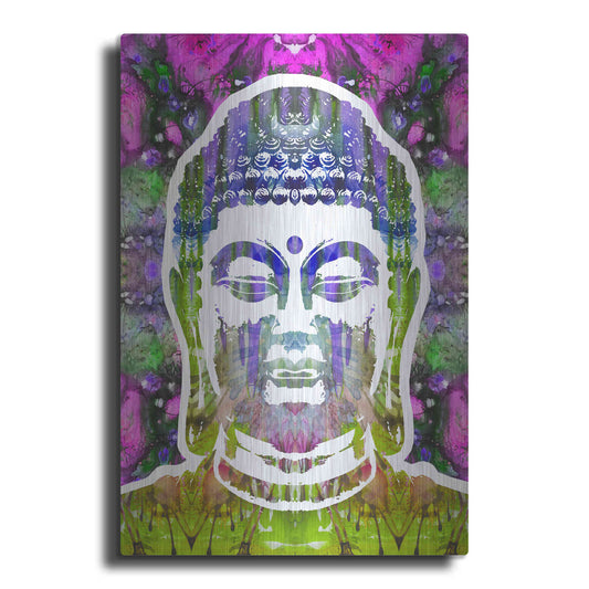 Luxe Metal Art 'Buddha' by Dean Russo, Metal Wall Art