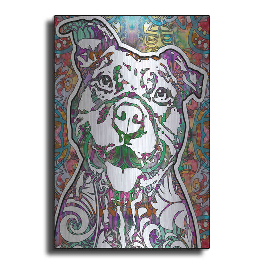 Luxe Metal Art 'Happy Pit' by Dean Russo, Metal Wall Art