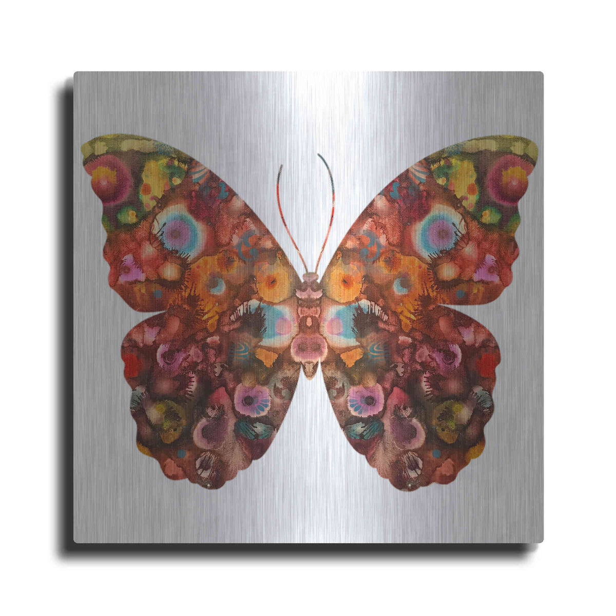 Luxe Metal Art 'Kamasi Butterfly' by Dean Russo, Metal Wall Art