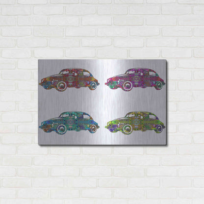 Luxe Metal Art '4 Vw's' by Dean Russo, Metal Wall Art,36x24