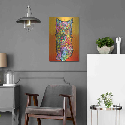 Luxe Metal Art 'Love Kitten' by Dean Russo, Metal Wall Art,16x24