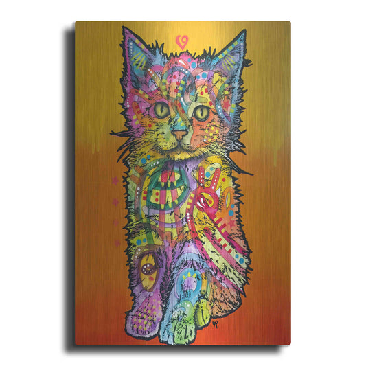 Luxe Metal Art 'Love Kitten' by Dean Russo, Metal Wall Art