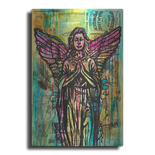 Luxe Metal Art 'Most Perfect Angel' by Dean Russo, Metal Wall Art