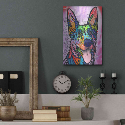 Luxe Metal Art 'Shepherd Love' by Dean Russo, Metal Wall Art,12x16