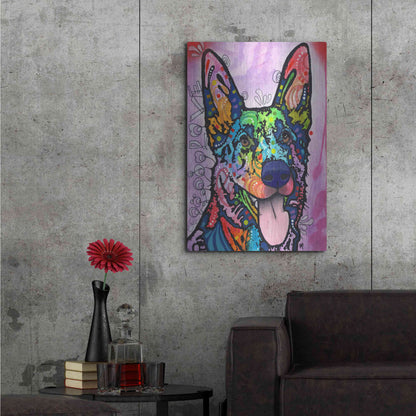 Luxe Metal Art 'Shepherd Love' by Dean Russo, Metal Wall Art,24x36