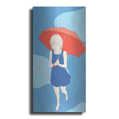 Luxe Metal Art 'Afternoon Fish' by Sai Tamiya, Metal Wall Art