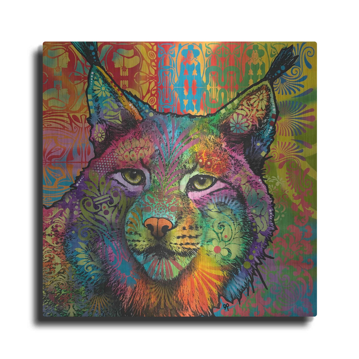 Luxe Metal Art 'The Lynx' by Dean Russo, Metal Wall Art