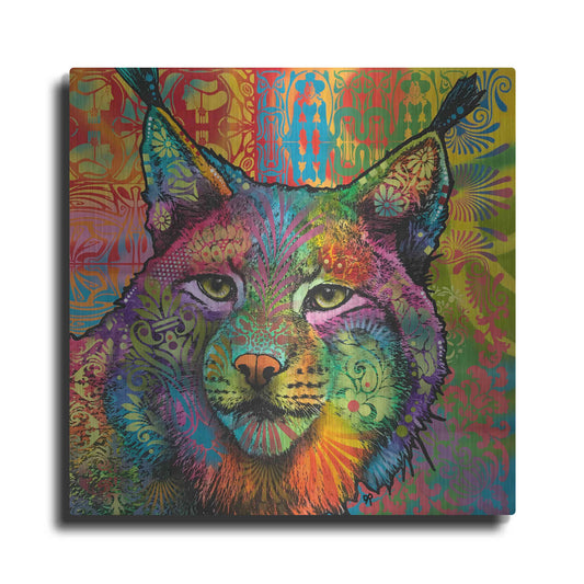 Luxe Metal Art 'The Lynx' by Dean Russo, Metal Wall Art