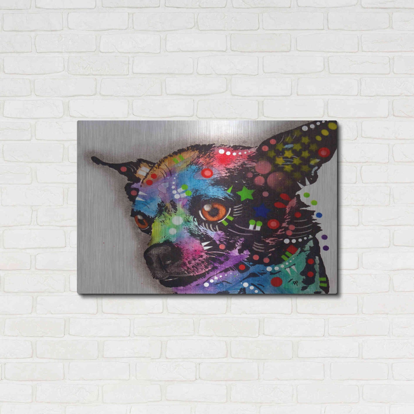 Luxe Metal Art 'CHICHI' by Dean Russo, Metal Wall Art,36x24