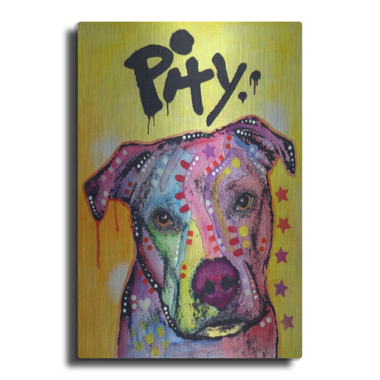 Luxe Metal Art 'Pity II' by Dean Russo, Metal Wall Art