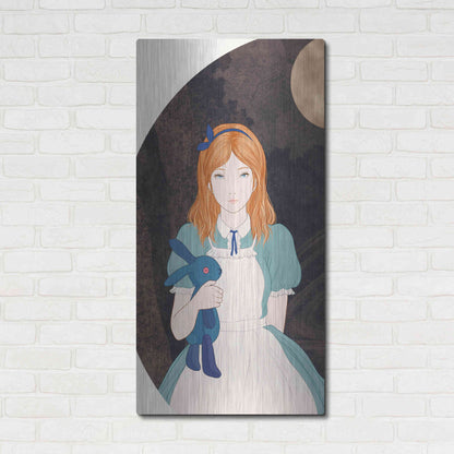 Luxe Metal Art 'Alice' by Sai Tamiya, Metal Wall Art,24x48