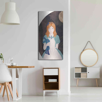 Luxe Metal Art 'Alice' by Sai Tamiya, Metal Wall Art,24x48