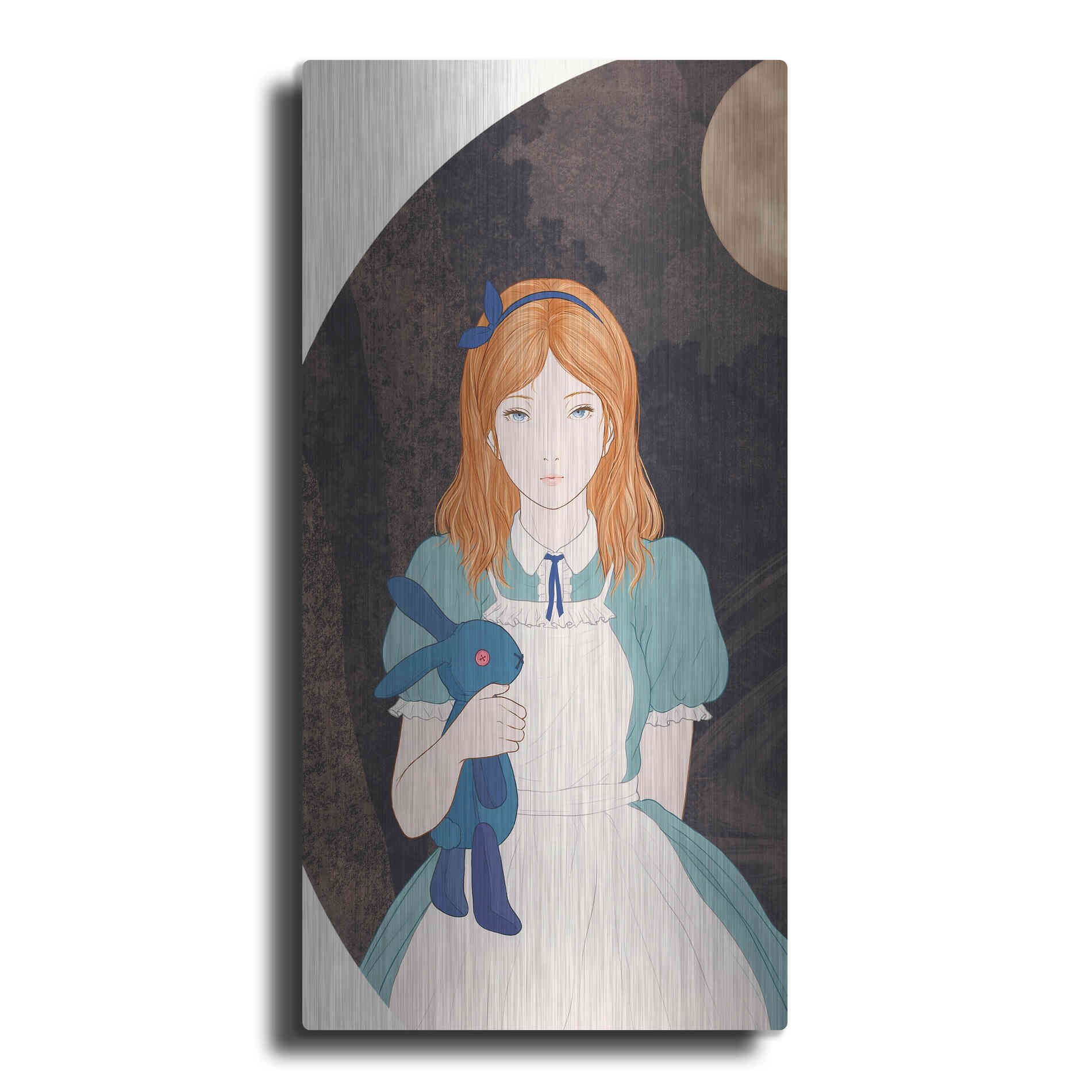 Luxe Metal Art 'Alice' by Sai Tamiya, Metal Wall Art