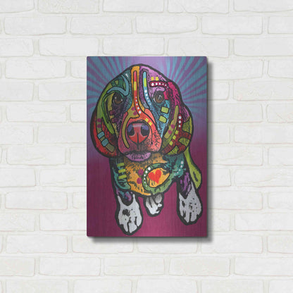 Luxe Metal Art 'Archie' by Dean Russo, Metal Wall Art,16x24