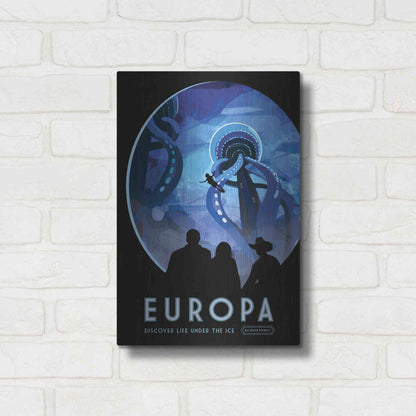 Luxe Metal Art 'Visions of the Future: Europa,' Metal Wall Art,12x16