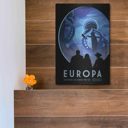 Luxe Metal Art 'Visions of the Future: Europa,' Metal Wall Art,12x16