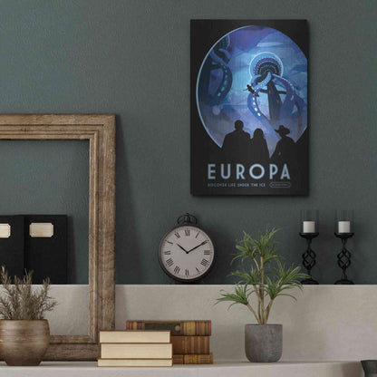 Luxe Metal Art 'Visions of the Future: Europa,' Metal Wall Art,12x16