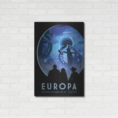 Luxe Metal Art 'Visions of the Future: Europa,' Metal Wall Art,24x36