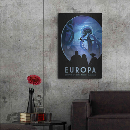 Luxe Metal Art 'Visions of the Future: Europa,' Metal Wall Art,24x36