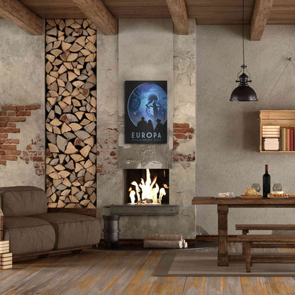 Luxe Metal Art 'Visions of the Future: Europa,' Metal Wall Art,24x36