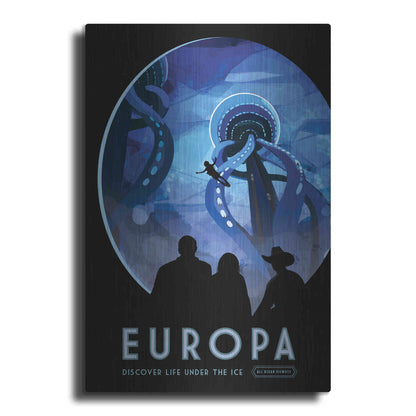 Luxe Metal Art 'Visions of the Future: Europa,' Metal Wall Art