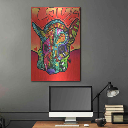 Luxe Metal Art 'Ralphy' by Dean Russo, Metal Wall Art,24x36