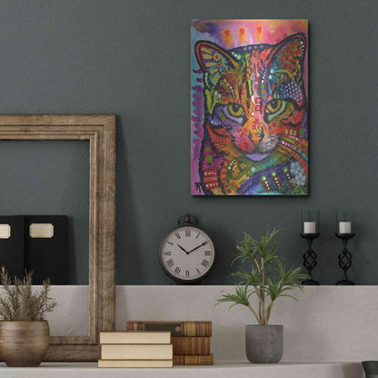 Luxe Metal Art 'Trixie' by Dean Russo, Metal Wall Art,12x16