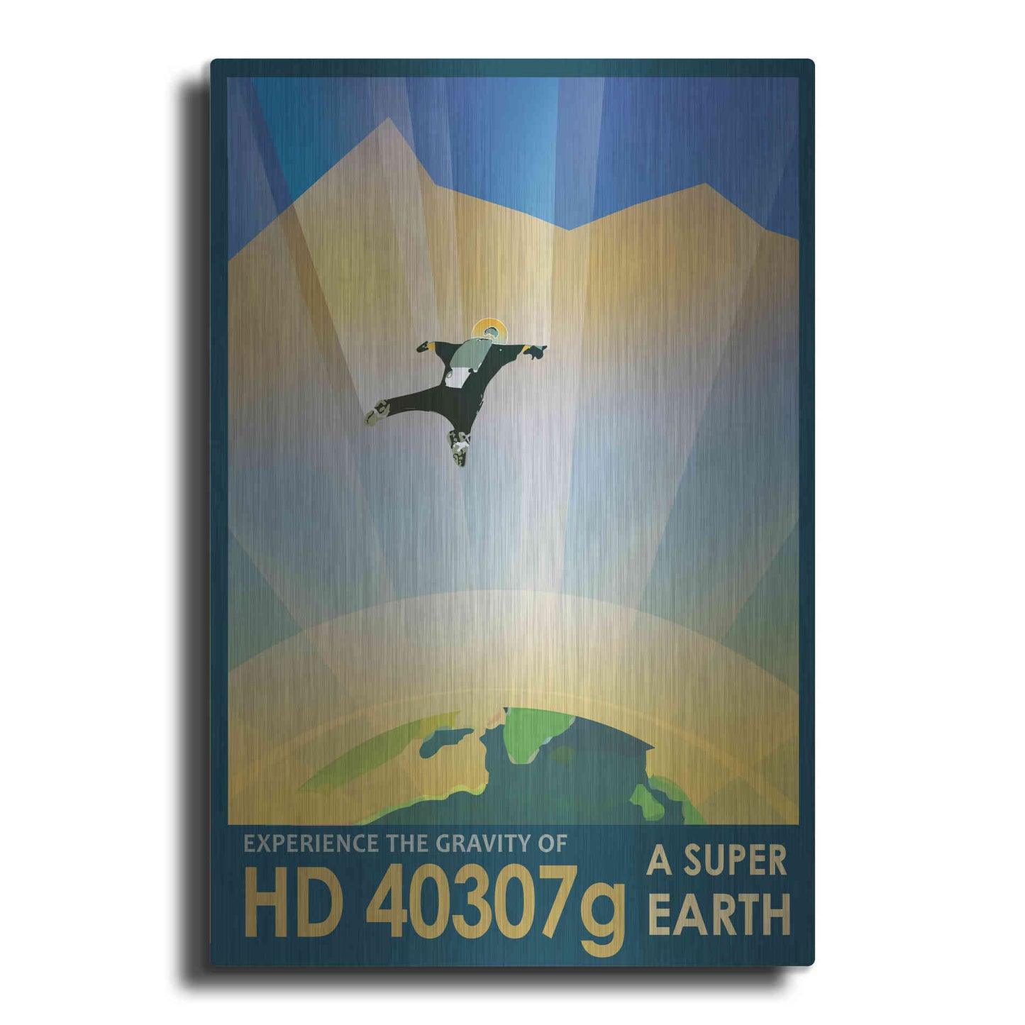 Luxe Metal Art 'Visions of the Future: HD 40307g,' Metal Wall Art