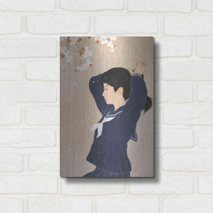 Luxe Metal Art 'Spring' by Sai Tamiya, Metal Wall Art,12x16