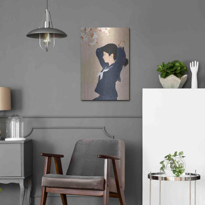 Luxe Metal Art 'Spring' by Sai Tamiya, Metal Wall Art,16x24