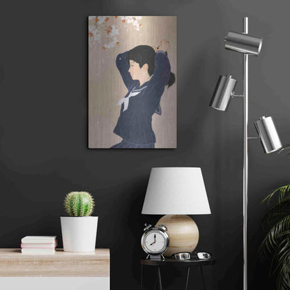 Luxe Metal Art 'Spring' by Sai Tamiya, Metal Wall Art,16x24