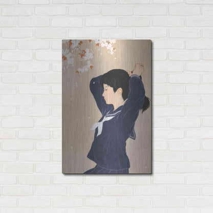 Luxe Metal Art 'Spring' by Sai Tamiya, Metal Wall Art,24x36