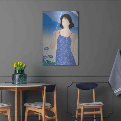 Luxe Metal Art 'Summer' by Sai Tamiya, Metal Wall Art,24x36