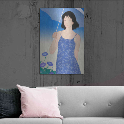 Luxe Metal Art 'Summer' by Sai Tamiya, Metal Wall Art,24x36