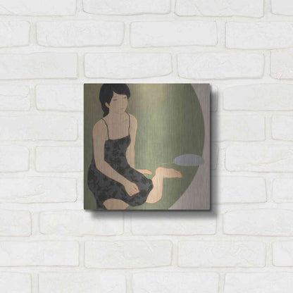 Luxe Metal Art 'Waka Kaede' by Sai Tamiya, Metal Wall Art,12x12