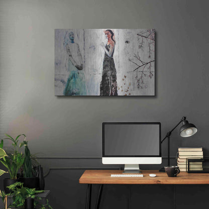 Luxe Metal Art 'Ice Queens Print' by DB Waterman, Metal Wall Art,36x24