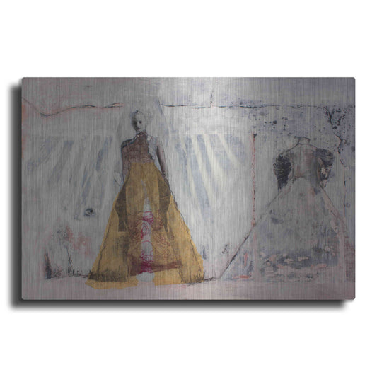 Luxe Metal Art 'The Bridal Gown' by DB Waterman, Metal Wall Art