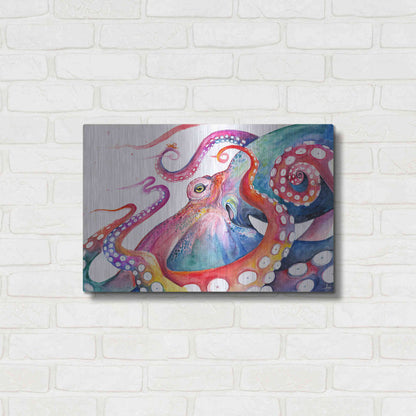 Luxe Metal Art 'Augustus' by Marc Allante, Metal Wall Art,24x16