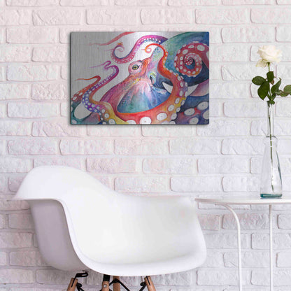 Luxe Metal Art 'Augustus' by Marc Allante, Metal Wall Art,24x16