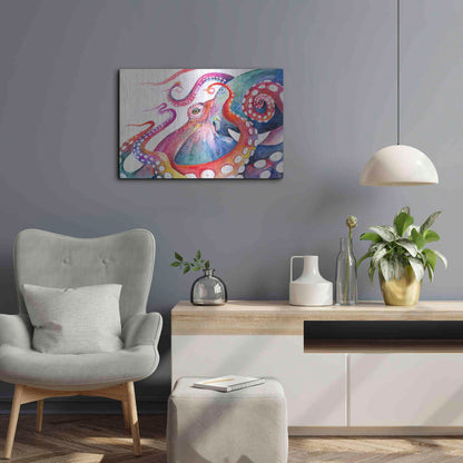 Luxe Metal Art 'Augustus' by Marc Allante, Metal Wall Art,24x16